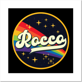 Rocco // Rainbow In Space Vintage Style Posters and Art